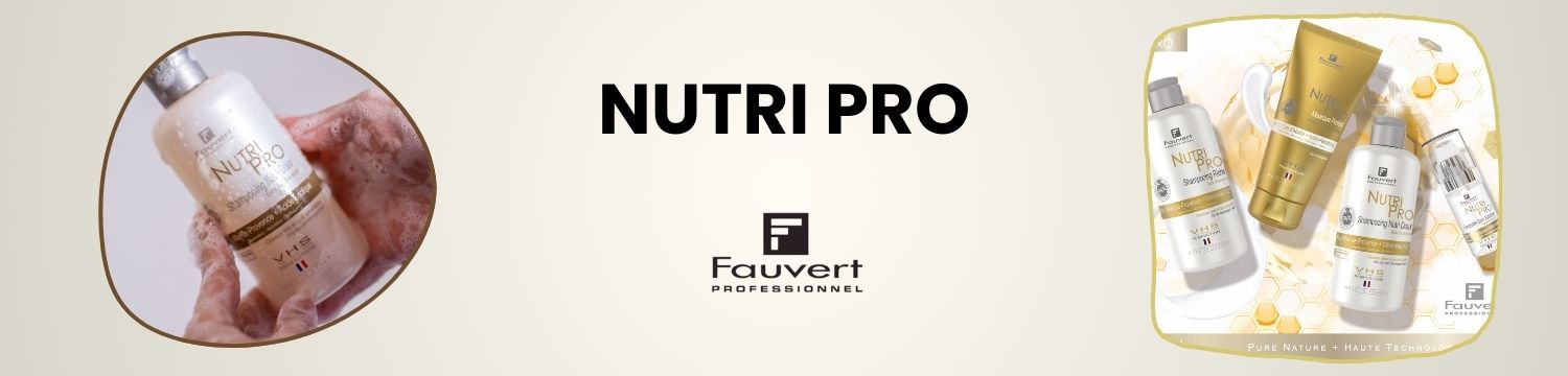 Gamme de soins capillaires professionnel : NUTRI PRO de Fauvert, fabrication fran&ccedil;aise